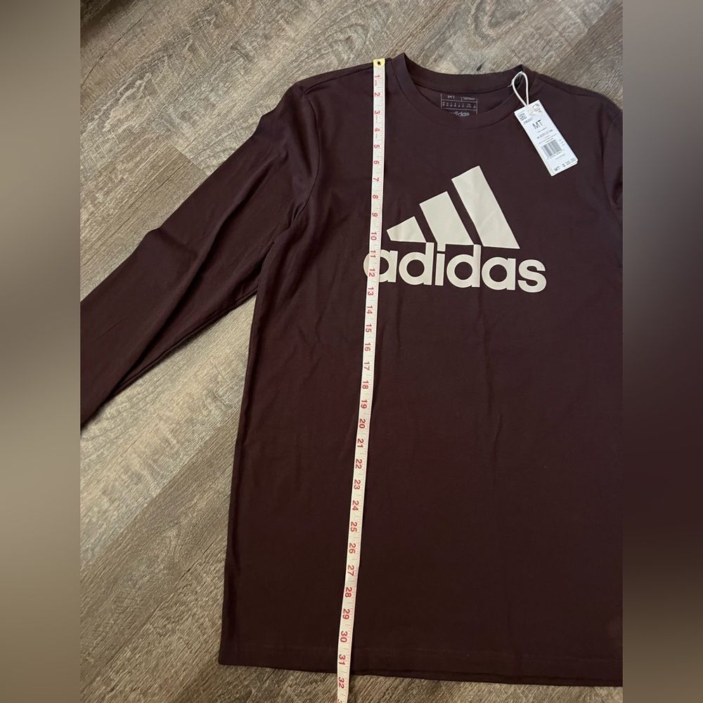 Adidas Multisport Badge of Sport Long Sleeve T-Shirt- Size Medium Tall - Picture 7 of 7